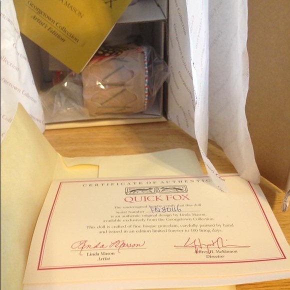 NEW Georgetown Collection Doll “Quick Fox”, RARE! - Picture 3 of 6